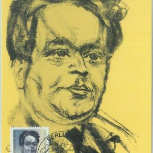 83630 - GERMANY Berlin - MAXIMUM CARD - Kurt Tucholsky JOURNALISM 1985