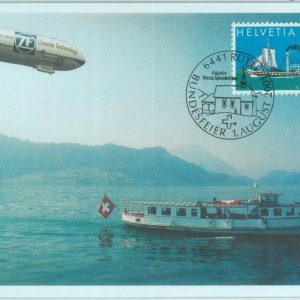 83656 - SWITZERLAND - Postal History -  MAXIMUM CARDS 2001  boat SHIP Zeppelin