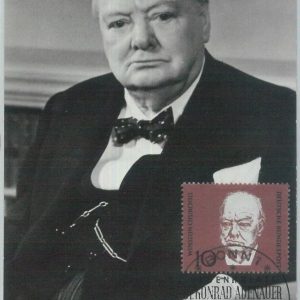 81305 - GERMANY - Postal History - MAXIMUM CARD -  Winston Churchill  1968