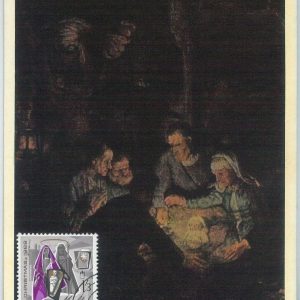 81390 - MALTA  - Postal History -  set 2  MAXIMUM CARDS - RELIGION art  1967