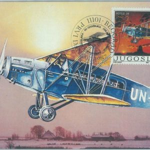 83651 - YUGOSLAVIA  - Postal History -  MAXIMUM CARD  1987  Aviation