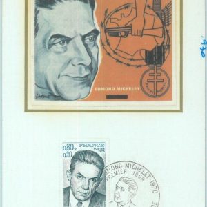 83681 - FRANCE - Postal History - MAXIMUM CARD 1970 Hero of the resistance WAR