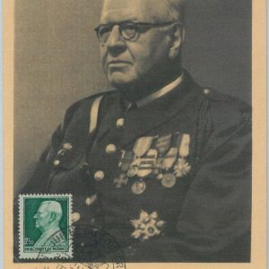 81294  - MONACO - Postal History -  FDC  MAXIMUM CARD -  ROYALTY 1947