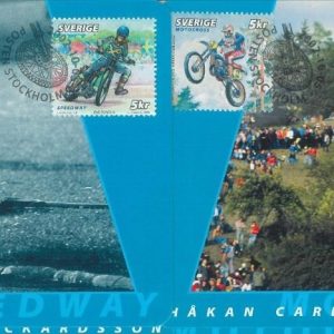 81338 - SWEDEN - Postal History - Set of 8  MAXIMUM CARDs - 2005  Motocycles