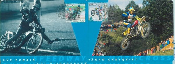 81338 - SWEDEN - Postal History - Set of 8  MAXIMUM CARDs - 2005  Motocycles