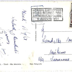 ai3212 - ITALY - POSTAL HISTORY - Giro Automobilistico Calabrie - Cars - 1951