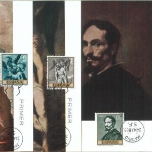68897 - SPAIN - Set of 10 MAXIMUM CARDS 1969  - ART  Alonso Cano