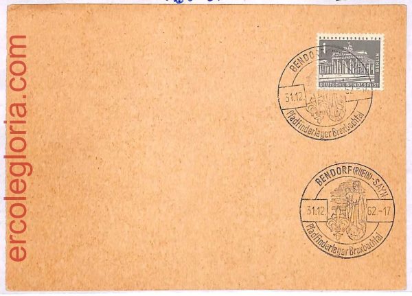 ai3829 - Germany - POSTAL HISTORY - Card - Scouting - 1962 BOY SCOUTS