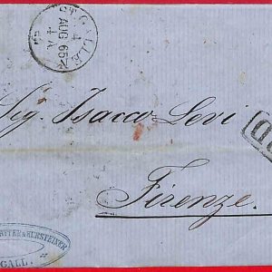 ai5715 - SWITZERLAND - Postal History  - EARLY COVER from St.Gallen - 4.8.65