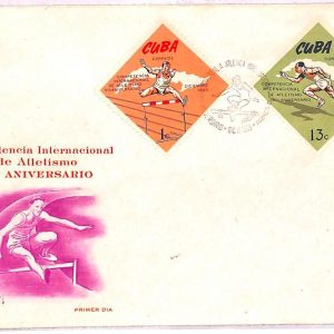 ai3882 - HAVANA - POSTAL HISTORY - FDC  Cover - Athletics - 1965