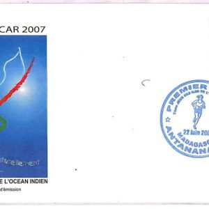 ai3888 - Madagascar - POSTAL HISTORY - FDC - Sport - 2007