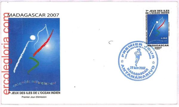 ai3888 - Madagascar - POSTAL HISTORY - FDC - Sport - 2007