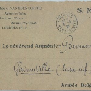 81992 -  BELGIUM - POSTAL HISTORY -  FELDPOST Field Post MILITARY FRANCHISE 1917