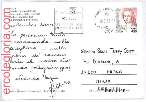ai3527 - Italy - POSTAL HISTORY - Postcard - MEDICINE,Rome - 2000