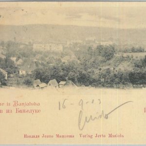 79499 -  Bosnia and Herzegovina - VINTAGE  POSTCARD -   BANJA LUKA  1903