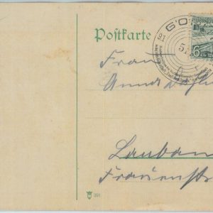 82015 - GERMANY - POSTAL HISTORY - WWII -  CARD with SPECIAL POSTMARK  1938
