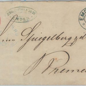 82002 - GERMANY Hannover - Postal History - STATIONERY COVER from EMDEN