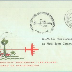 83180 - NETHERLANDS - Postal History - FIRST FLIGHT  Amsterdam - Casablanca 1960