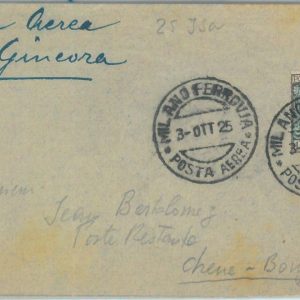 83013 - ITALY - Postal History - FIRST FLIGHT cover: MILANO - GENEVA 1925