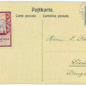 P0019 - Switzerland - POSTAL HISTORY - Basel 50ct SPECIAL FLIGHT 1818  Postcard
