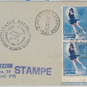 65314 - SAN MARINO - Postal History -  HELICOPTER FLIGHT Garibaldi 1978