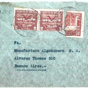72243 - BOLIVIA - POSTAL HISTORY - BISECTED STAMP on  COVER  1934 - BIRDS