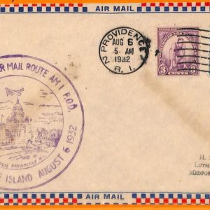 aa2909 - USA - POSTAL HISTORY - 1932 Olympics FIRST FLIGHT COVER Providence