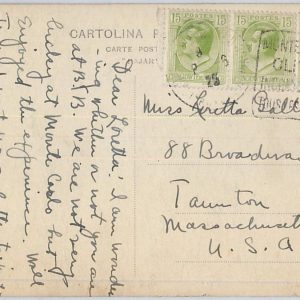 65751 - MONACO  - POSTAL HISTORY - POSTCARD to the USA -  1925