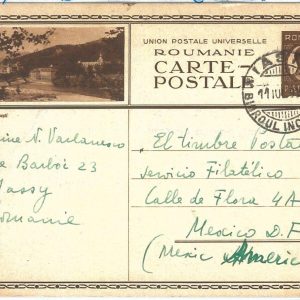 72542 - ROMANIA -  Picture POSTAL STATIONERY CARD to MEXICO ! 1934 - Very nice