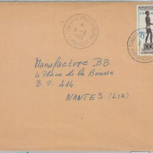 81015 - MADAGASCAR - POSTAL HISTORY - COVER to FRANCE 1962 - OLYMPIC GAMES Sport