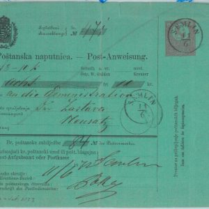 88864 - AUSTRIA - POSTAL HISTORY - POSTAL MANDAT Stationery Card  1917 HUNGARIAN