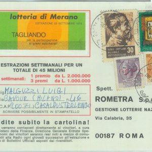86735 - ITALY - POSTAL HISTORY - CHARITY STAMP as postage Tuberculosis ART