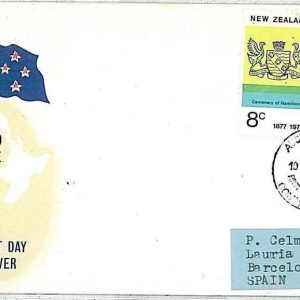 16130 - NEW ZEALAND - Postal History - FDC COVER 1977 HERALDRY  Animals BIRDS