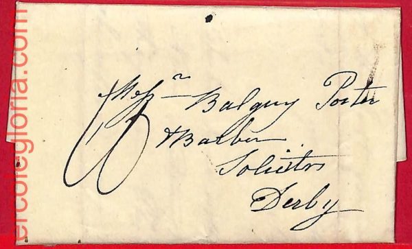 ai5772 - GB - Postal History -PREPHILATELIC COVER from  Woburn - 1824