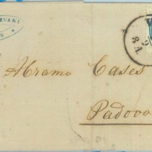 88822 - AUSTRIA - POSTAL HISTORY - Ferchenb. # 22 Milch Blau on COVER to ITALY