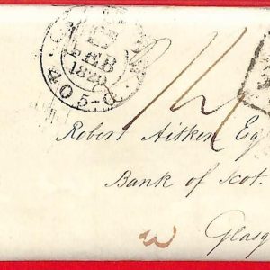 ai5769 - GB - Postal History -PREPHILATELIC COVER from  London 1820