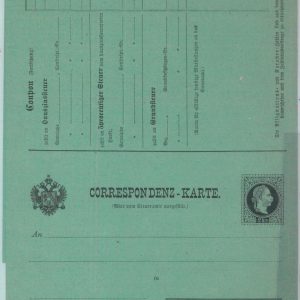 81854 - AUSTRIA - POSTAL HISTORY - MONEY ORDER  Stationery Card - STEUER POST 1