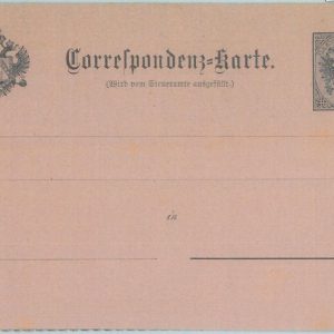 88862 - AUSTRIA - POSTAL HISTORY -   Stationery Card OFFICIAL USE # STA 3 1883