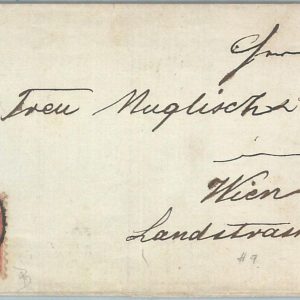 69823 - HUNGARY - POSTAL HISTORY - COVER from PEST to AUSTRIA  1872