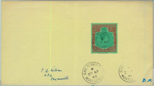 BK0437 - LEEWARD ISLANDS - Postal History -  SG # 113b on COVER  1948