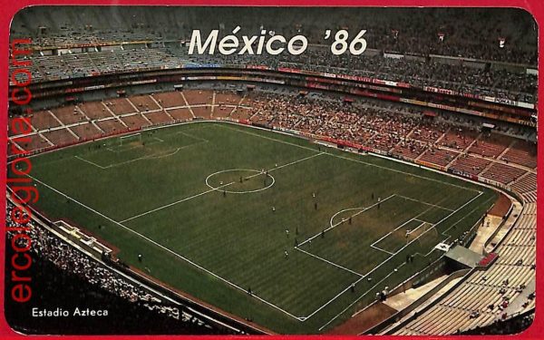 ai5252 - Mexico - VINTAGE POSTCARD: FOOTBALL STADIUM  Aztec - 26.1.90