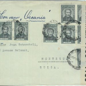 86710 - BRAZIL - POSTAL HISTORY - CENSORED COVER to SWITZERLAND - Blindness