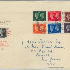 79086 - GB  - Postal History -  FDC COVER  1940  -  RED CROSS