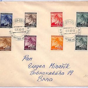 ai3455 - Bohemia and Moravia - POSTAL HISTORY - COVER - Nature - 1942