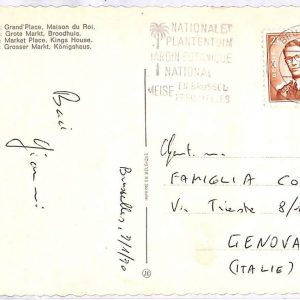 ai3453 - BELGIUM - POSTAL HISTORY - NATURE - Flowers, Palm trees - 1970