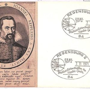 ai3181 - GERMANY Berlin - POSTAL HISTORY - Postcard KEPPLER Maths Astronomy 1971