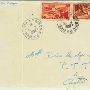 91247 -  VIETNAM - Postal History -   COVER  1954