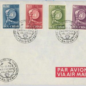 65673 - VIETNAM -  POSTAL HISTORY -   FDC COVER 1958