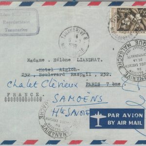 81037 - MADAGASCAR - POSTAL HISTORY -   Airmail COVER 1959 - FOOD Coffee 1959