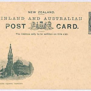 ai1644 - NEW ZEALAND - Postal History - Picture STATIONERY CARD - DUNEDIN